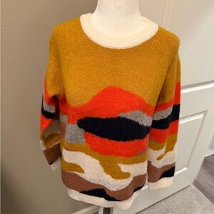 THML Warm Horizon Sweater, Abstract, XS